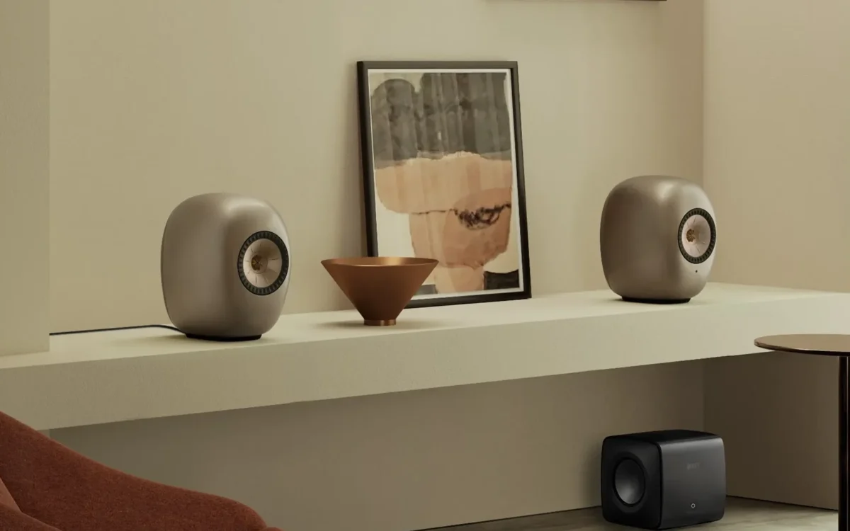 Sigma Kef Ls Luxe Lifestyle Front Side On Shelf